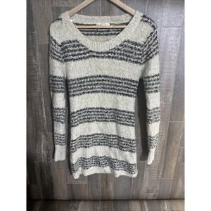 Mizumi Women’s Soft‎ Sweater Cream/Black size large